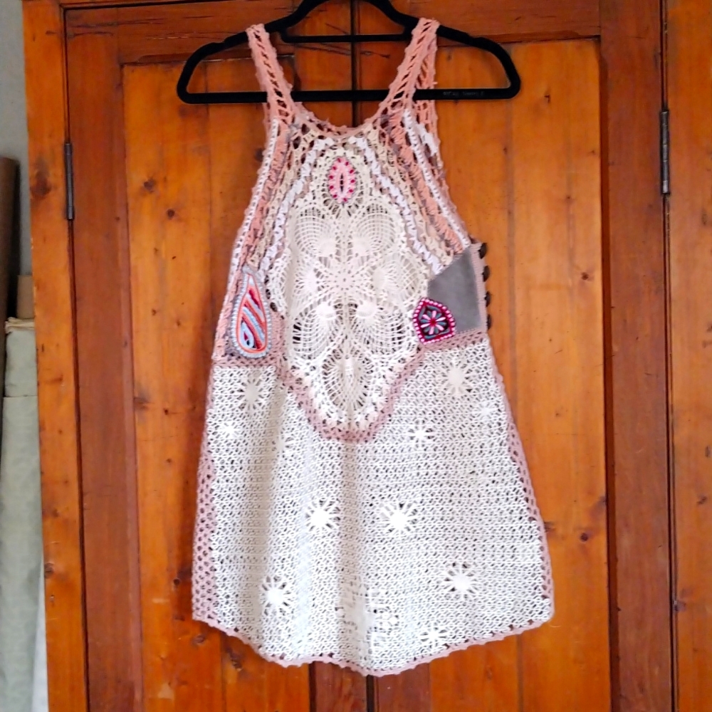 RARE Free People Peruvian Holiday Dress XS